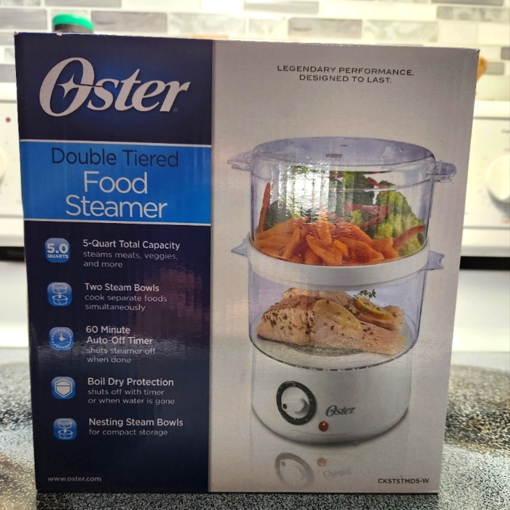 Two bowl food Steamer
